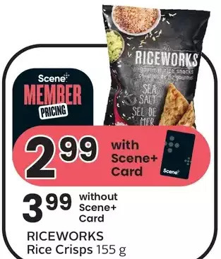 Sobeys Riceworks rice crisps offer