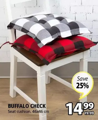 JYSK Buffalo check (seat cushion) offer