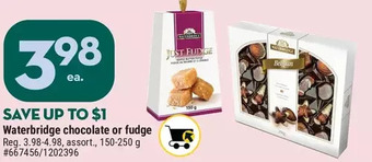 Giant Tiger Waterbridge chocolate offer