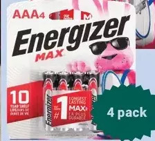 Giant Tiger Energizer batteries offer