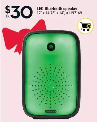 Giant Tiger Led bluetooth speaker offer