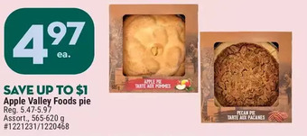 Giant Tiger Apple valley foods pie offer