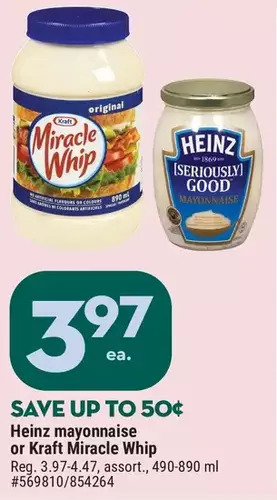 Giant Tiger Heinz mayonnaise offer