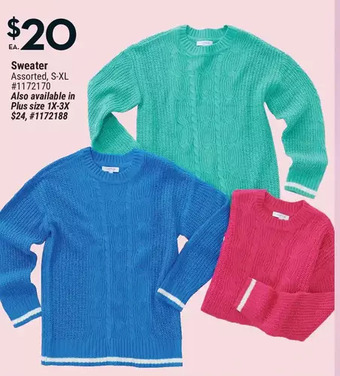 Giant Tiger Sweater offer
