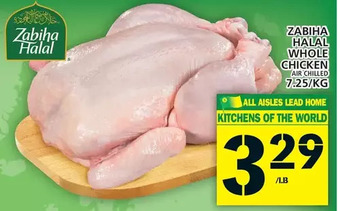 Food Basics Zabiha halal whole chicken offer