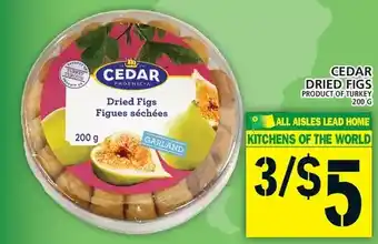 Food Basics Cedar dried figs offer