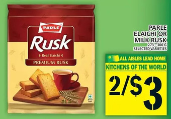 Food Basics Parle elaichi or milk rusk offer