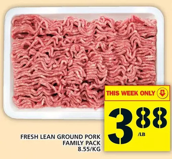 Food Basics Fresh lean ground pork offer