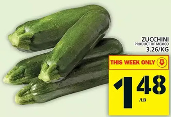 Food Basics Zucchini offer