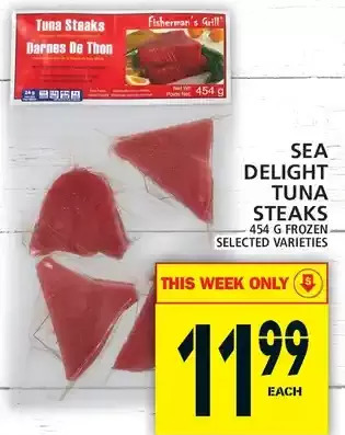 Food Basics Sea delight tuna steaks offer
