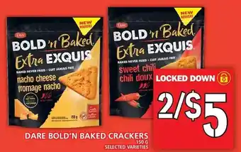 Food Basics Dare bold'n baked crackers offer