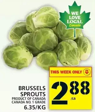 Food Basics Brussels sprouts offer