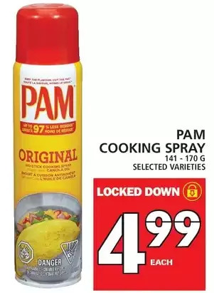 Food Basics Pam cooking spray offer