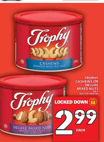 Food Basics Trophy cashews or deluxe mixed nuts offer