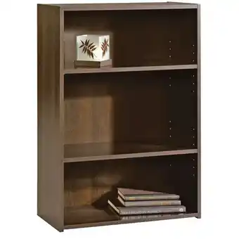 Canadian Tire Sauder beginnings 3-shelf bookcase. cinnamon cherry finish | beginnings 5-shelf bookcase offer