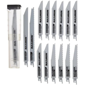 Canadian Tire Maximum 15-pc reciprocating saw blade set with case offer