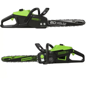 Canadian Tire Greenworks 60v brushless chainsaw, 18" offer