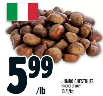 Metro Jumbo chestnuts offer