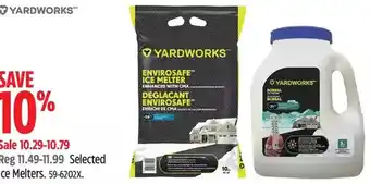 Canadian Tire Yardworks ice melters offer