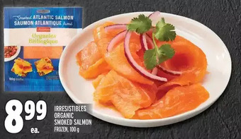 Metro Irresistibles organic smoked salmon offer