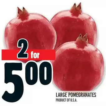 Metro Large pomegranates offer