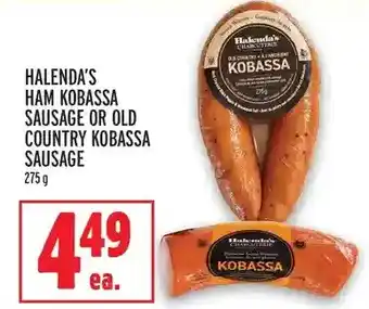 Metro Halenda's ham kobassa sausage or old country kobassa sausage offer