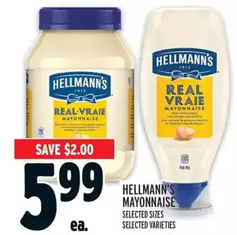 Metro Hellmann's mayonnaise offer