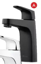 Lowe's Pfister "matlock" lavatory faucet - matte black finish offer