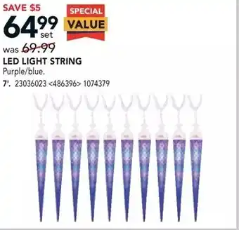 Lowe's Led light string offer