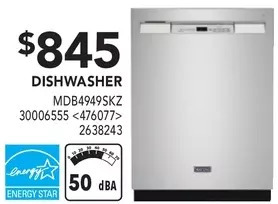 Lowe's Dishwasher offer
