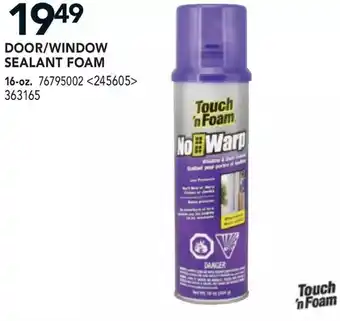 Lowe's Door/window sealant foam offer
