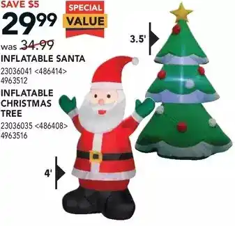 RONA Inflatable santa | inflatable christmas tree offer