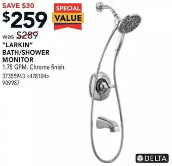 RONA Delta "larkin" bath/shower monitor offer