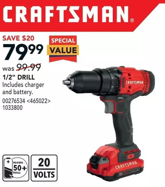 RONA 1/2" drill offer