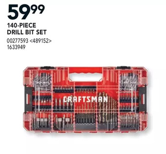 RONA Craftsman 140-piece drill bit set offer