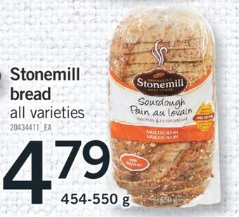 Fortinos Stonemill bread, 454-550 g offer
