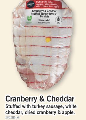 Fortinos Turkey breast, boneless stuffed & unstuffed offer