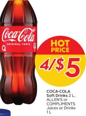 Sobeys Coca-cola soft drinks offer
