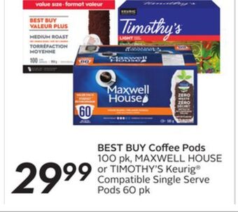 Sobeys Best buy coffee pods offer