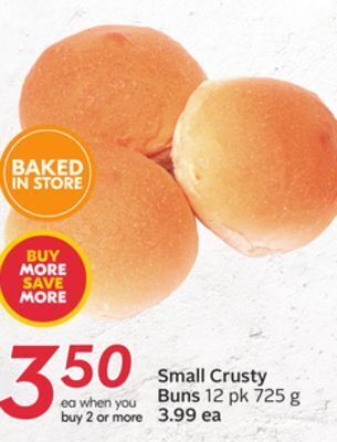 Sobeys Small crusty buns offer