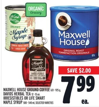 Metro Maxwell house ground coffee offer