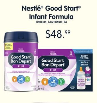Independent Grocer Nestlé® good start® infant formula offer