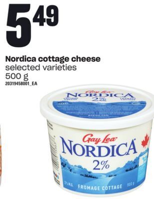 Independent Grocer Nordica cottage cheese, 500 g offer