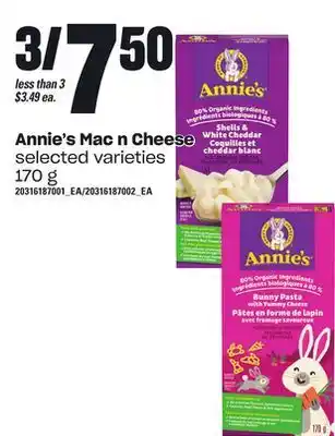 Independent Grocer Annie's mac n cheese, 170 g offer