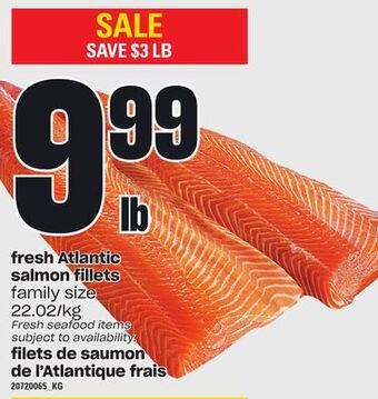 Independent Grocer Fresh atlantic salmon fillets offer