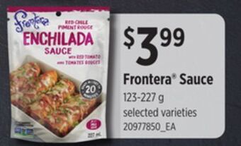 Independent Grocer Frontera® sauce, 123-227 g offer