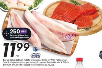 Sobeys Fresh coho salmon fillets offer