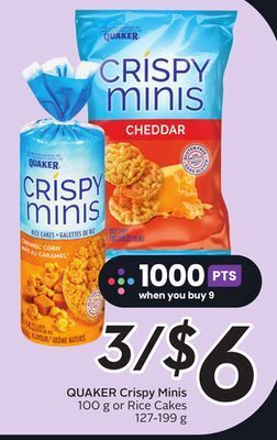 Sobeys Quaker crispy minis offer