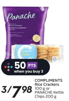 Sobeys Compliments rice crackers offer