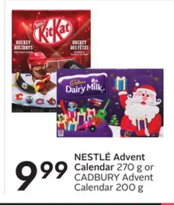 Sobeys Nestlé advent calendar offer